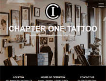 Tablet Screenshot of chapteronetattoo.com